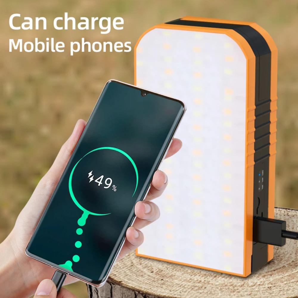 Super Bright 4000mAh USB Charging Camping Light - Waterproof Portable Tent Light with Hook and Magnetic Base 5 Modes