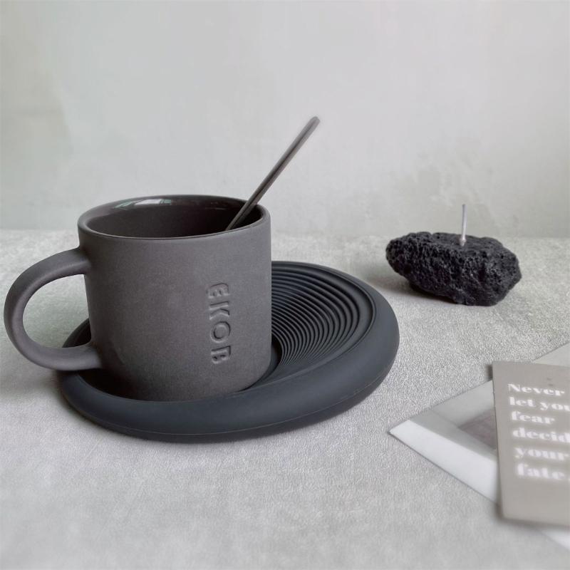 Silicone Heat Insulation Mat Waterproof Coffee Coaster Teas Coffee Cup Tray Home Car Key Storage Trays Easy To Use