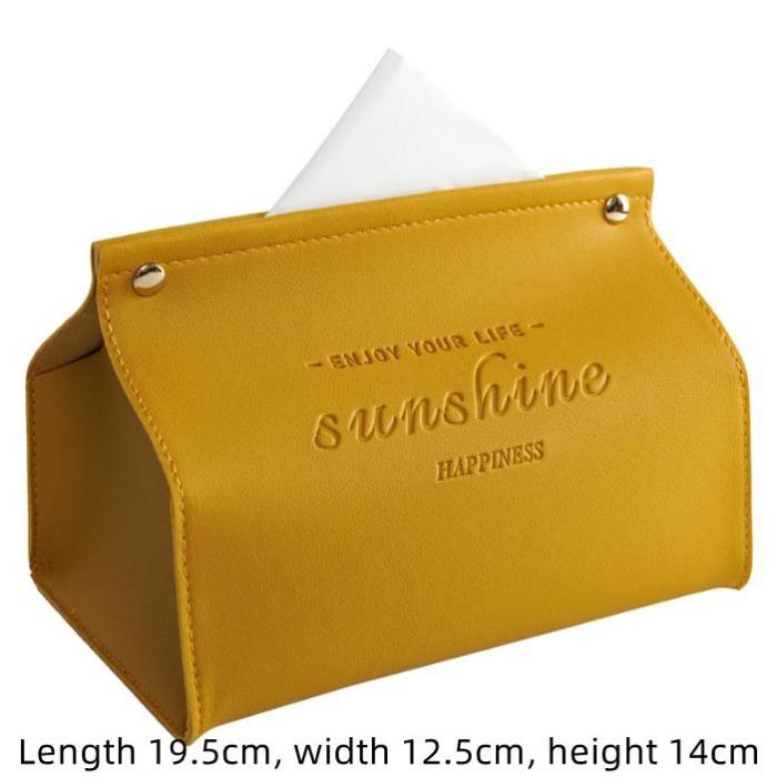 

Кожаная коробка для салфеток, автомобильная коробка для салфеток, украшение для дома, гостиной, спальни, кухни, настольный скандинавский большой ящик для хранения, держатель для салфеток