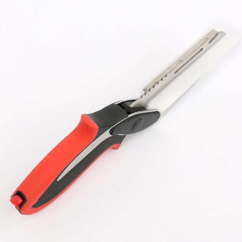 Foarfecă de bucătărie multifuncțională 6 în 1 din oțel inoxidabil separabilă pentru grătar, friptură, legume, uz casnic, unealtă multiplă de bucătărie, cuțit pentru fructe