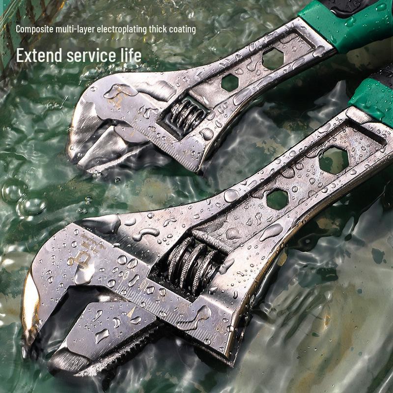 Industrial-Grade Adjustable Wrench: 0-36mm Dual-Purpose, Rust-Proof, Waterproof