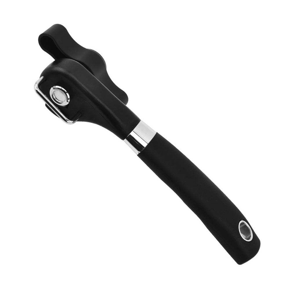 

Safe Cut Can Opener, Smooth Edge Can Opener handheld Plastic Professional Kitchen Tool for Cans Lid Kitchen Gadgets чёрный