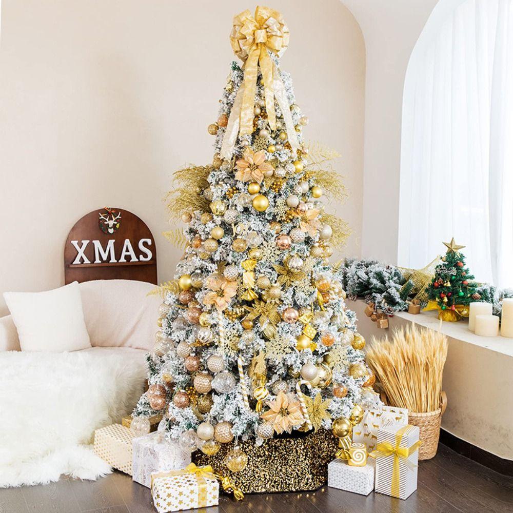 6/12Pcs New 8/10cm Christmas Tree Ornament Foam Colorful Party Hanging Ball DIY Xmas Tree Hanging Ornament New Year