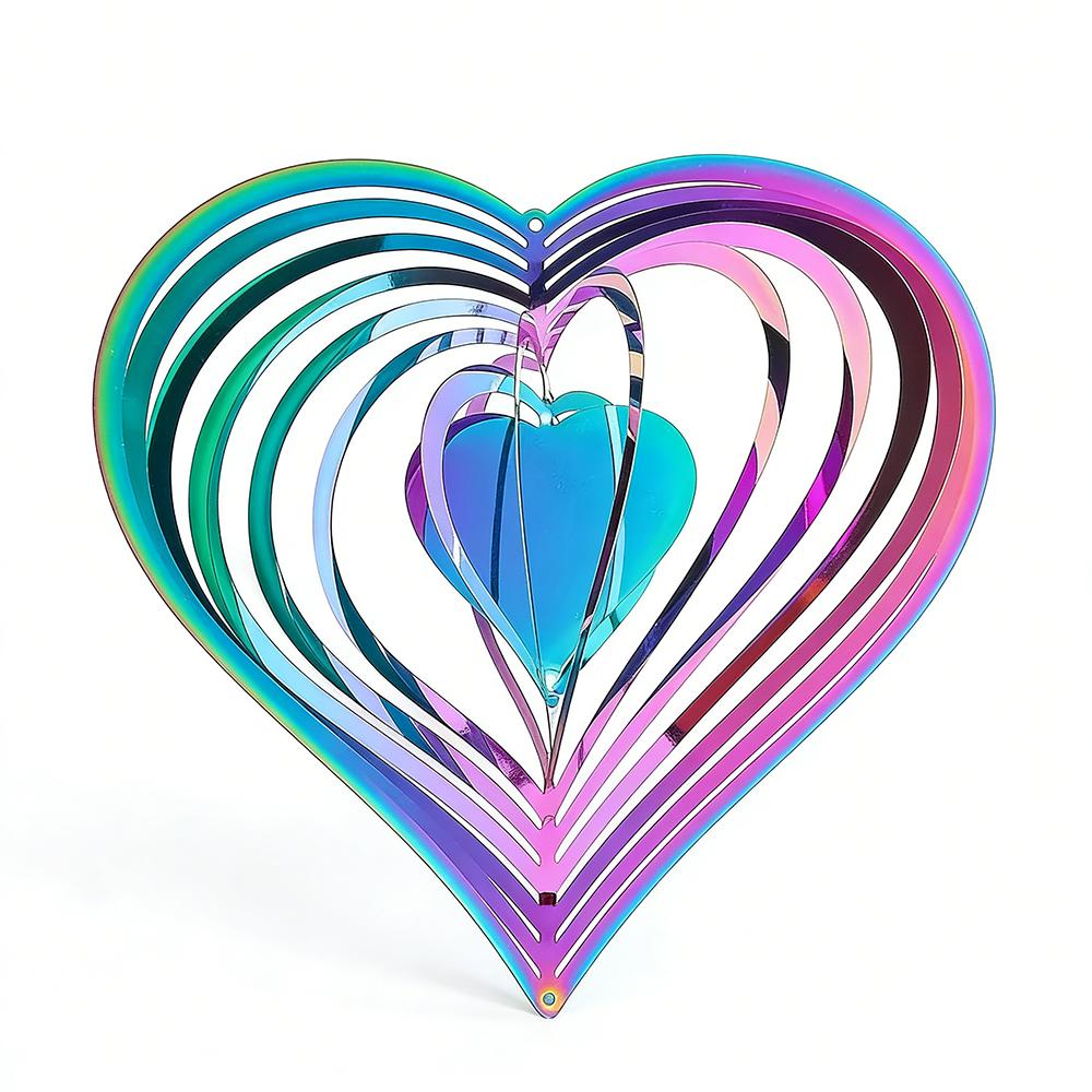 Colorful Wind Chime Pendant Gradient Wind Spinner Catcher Butterfly Hanging Ornaments  Living Room