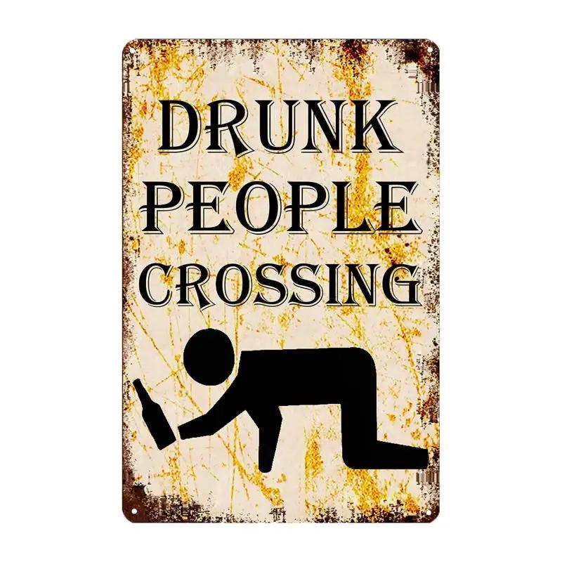 Wine Beer Vintage Metal Tin Signs Living Room Sofa Background Decor Posters Bar Club Shop Wall Room Decoration Iron Plate Plaque