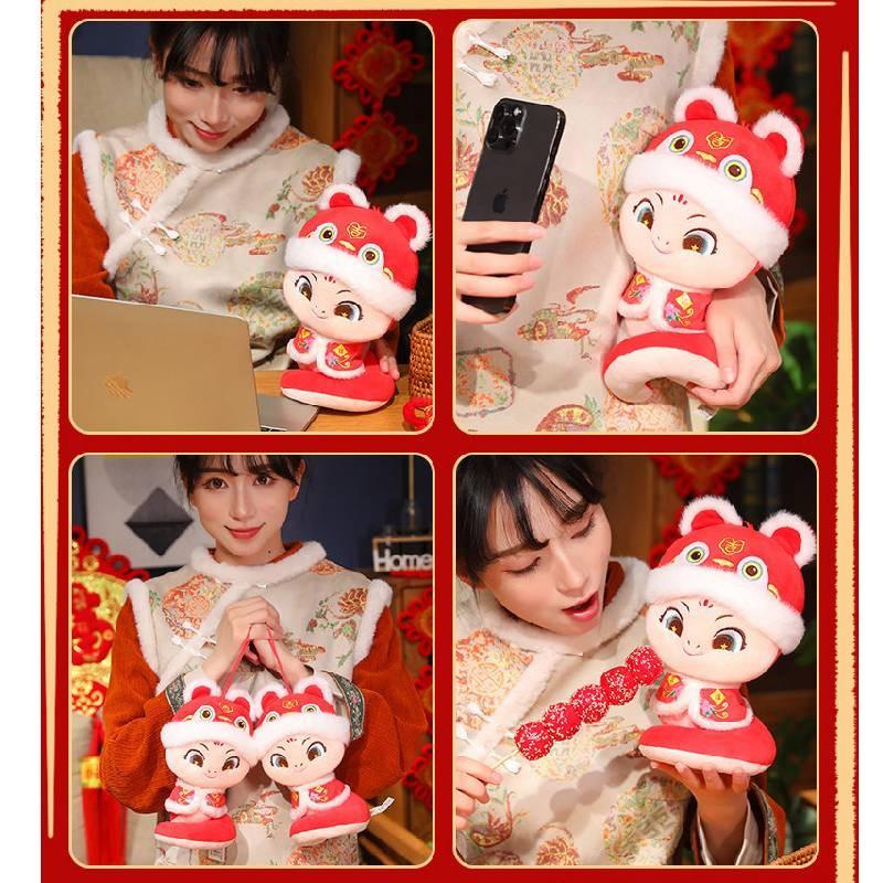 Suit Year Tang Of The Snake Mascot Plush Toy Stuffed Doll Decoration Gift Kids