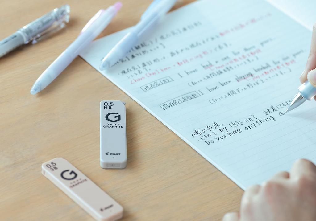 PILOT Neox Graphite 4B Mechanical Pencil 10HRFG054B 0.5mm Refills, 10-Pack,