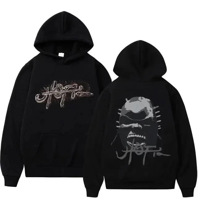 2025 Rapper Cactus Jack Music Album Hoodie Men's Women's Fashion High Street Personality Sweatshirt Vintage Hip Hop Pullover