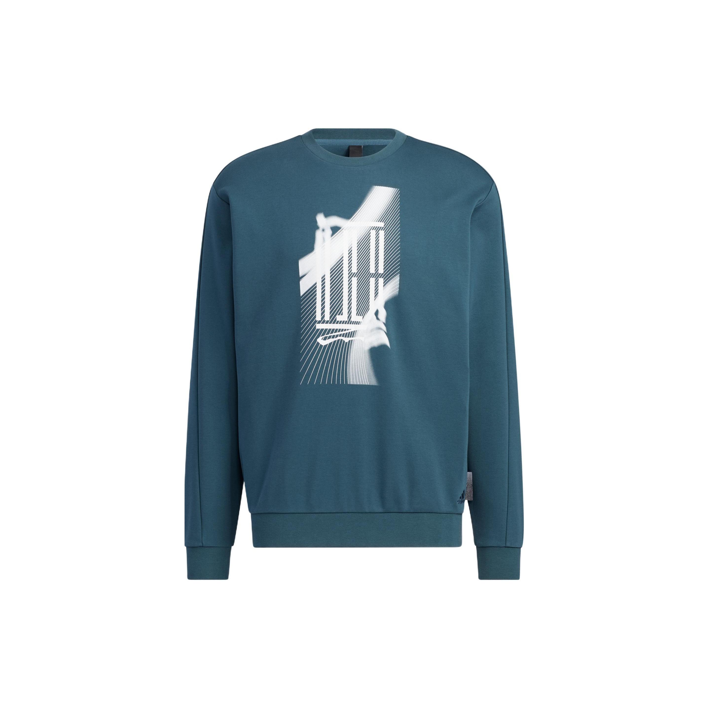 adidas WUJI Logo Pullover Jerseys Sportswear  Teal  Men s IA8184 S