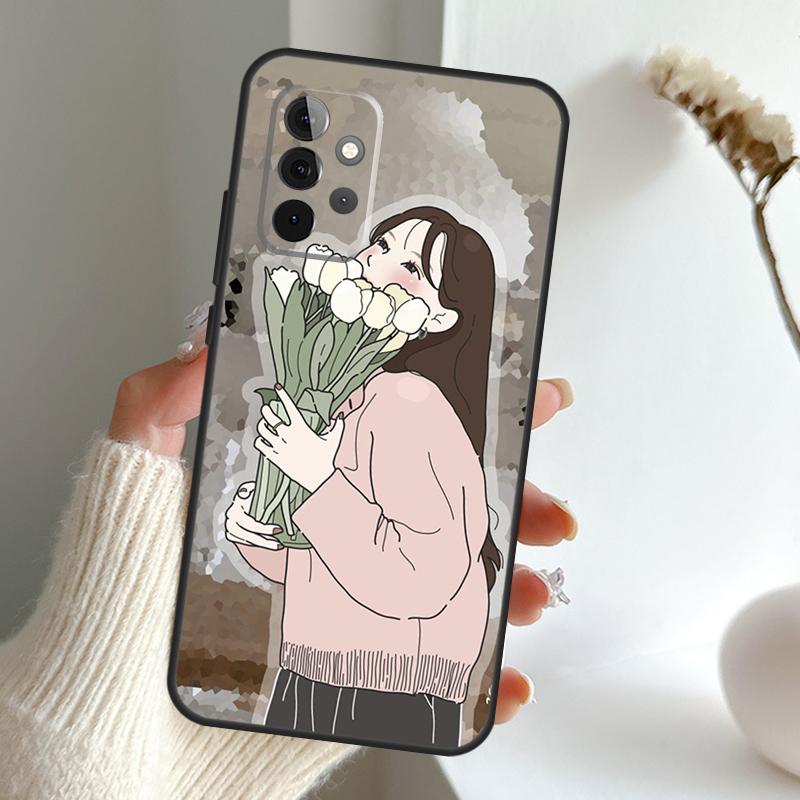 

Tulips Flower Spring Case For Samsung Galaxy A52 A32 A12 A16 A26 A36 A56 A15 A35 A55 A34 A54 A13 A33 A53 A17 A06 Samsung A36