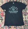 Harley-Davidson Thun Schweiz T-Shirt Vintage Biker Grafik Schwarz Größe L