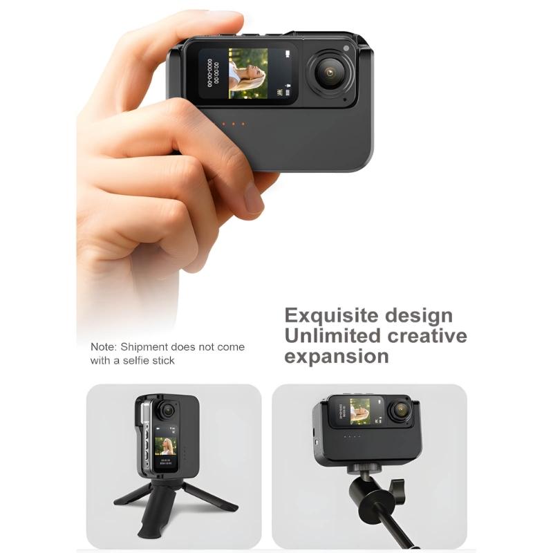 Thumb Camera Charging Dock For Mini Cameras Rapid Power Recharge Intelligent Safety Protections Travel Friendly
