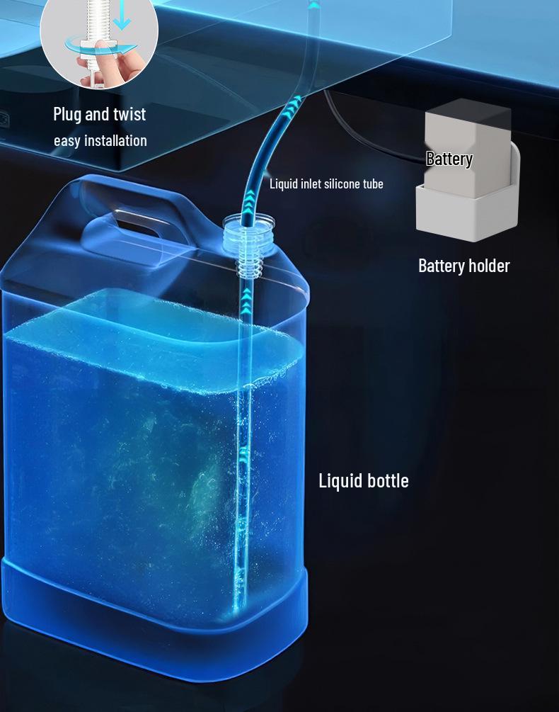 Automatic USB Rechargeable Kitchen Soap Dispenser with Induction Technology