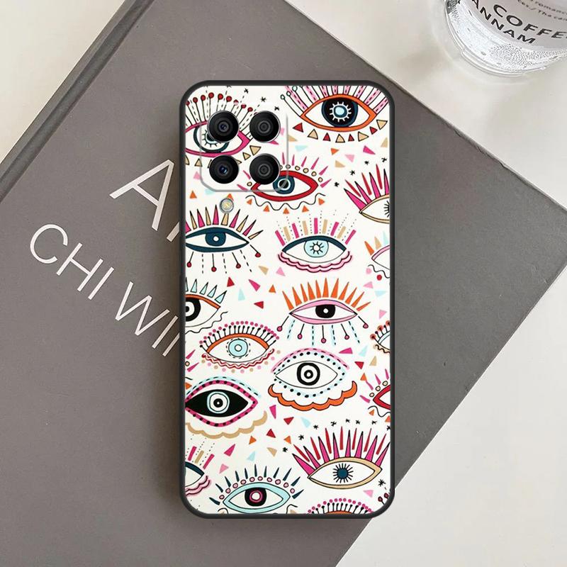 Lucky Eye Blue Evil Eye Print Case For Samsung Galaxy M20 M32 M52 M56 M06 M16 M36 M54 M34 M14 M35 M55 M15 M11 M31 M13 M53