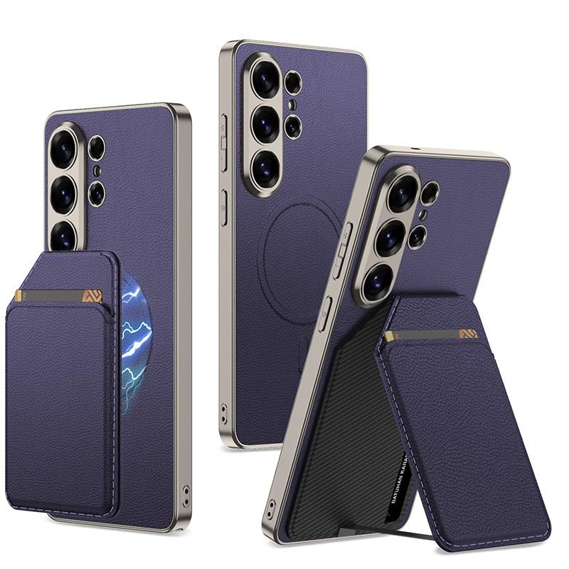 Magnetic Detachable Card Holder Wallet Case Galaxy S26 Ultra Shockproof Leather Cover With Kickstand