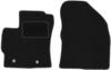 Tapetes dianteiros pretos para: Minivan Toyota Verso (2009-2013)