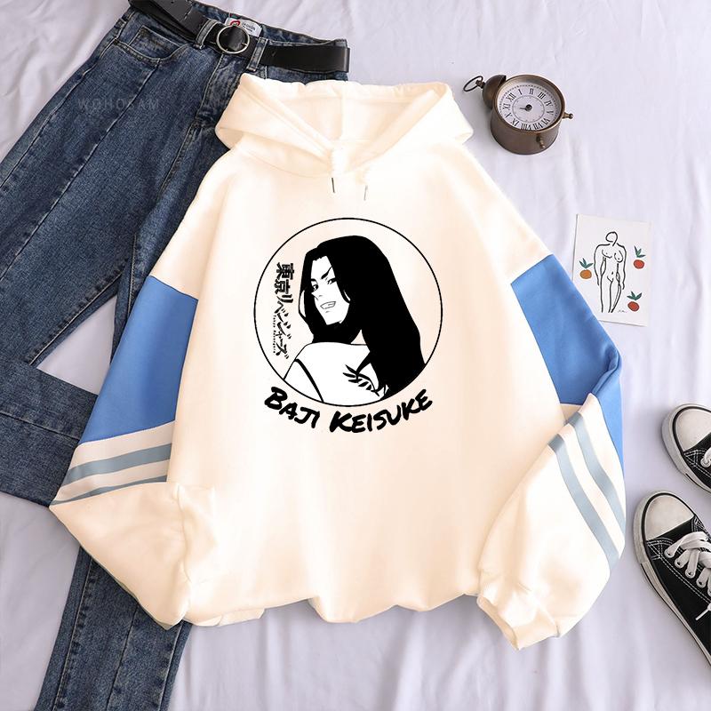 Hot Japanese Anime Tokyo Revengers Men Hoodies Oversized Pullovers Harajuku Kawaii Keisuke Baji VALHALLA Long Sleeve Sweatshirts