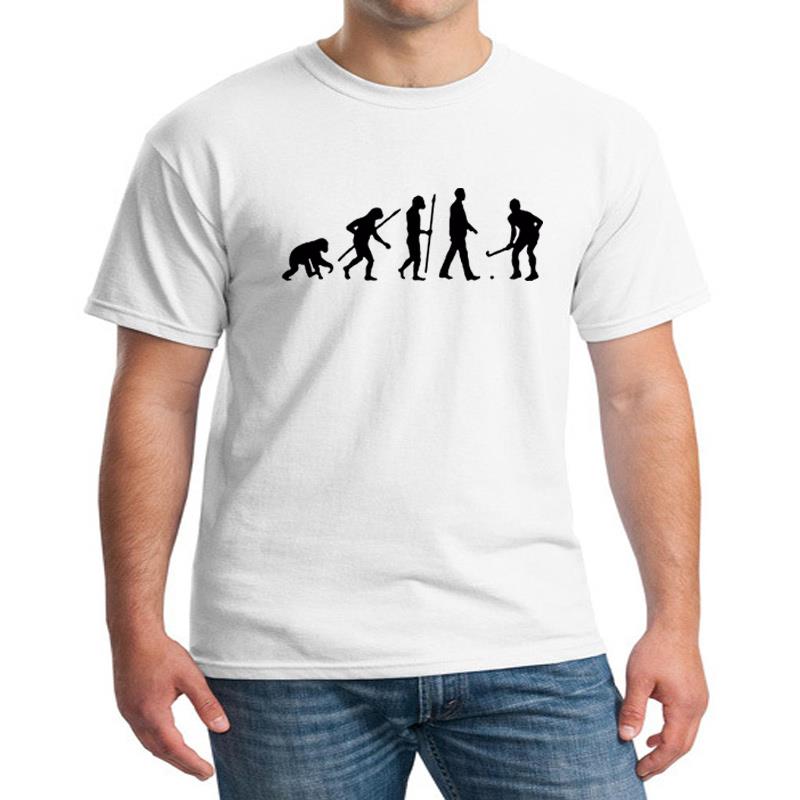 Evolution Field Hockeyer Unisexs Print Tshirt 100 Cotton Male Tops Tee Casual Popular Fashion Oneck T Shirt Harajuku Streetwear
