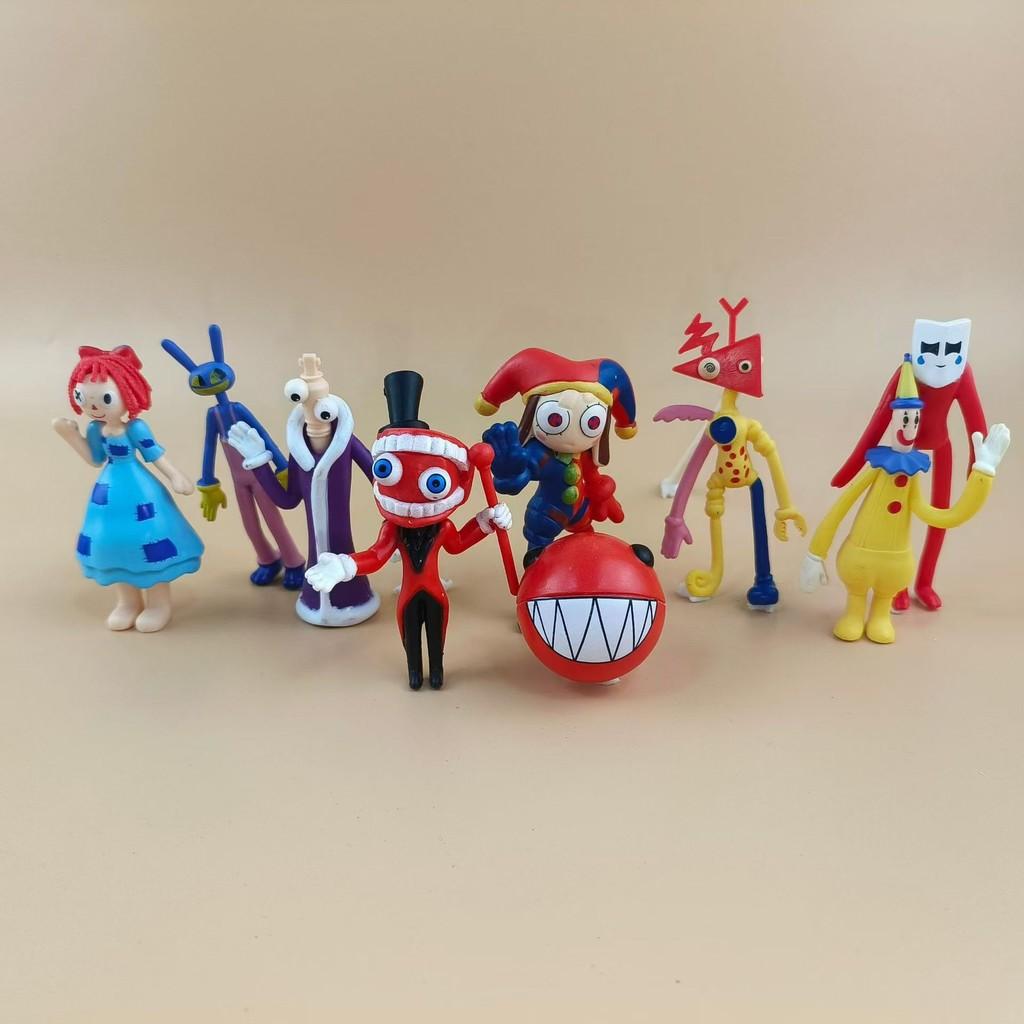 Colorful Pvc Cartoon Model Figures Of Magical Number Circus For Trendy Car Decoration