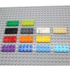 50Pcs Moc Compatible 3020 Plate 2X4 Bricks Colorful Building Blocks Educational Assembles Particles Accessories Toy City