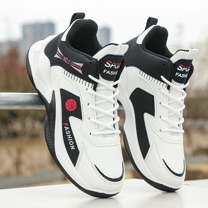 New mesh high-top sneakers running breathable soft sole wear-resistant student sneakers basketball shoes