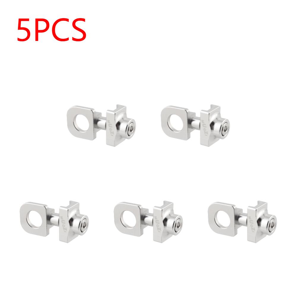 1-10pcs Single Speed Bicycle Chain Tensioner Adjuster Aluminum Alloy Bicycle Chain Fastener Fixed Bike Bolt Screw Accessories