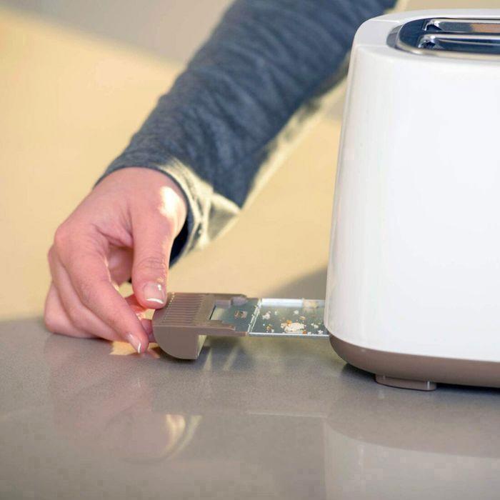 Taurus My Toast II Toaster - White - 2 Slots - 750W - Defrost Function