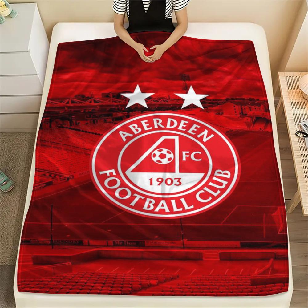 1pc Sunderland Print Flannel Blanket, High quality Comfortable for All Seasons, Home Decor, Warmth and Comfort, Perfect for Christmas Gifts90
