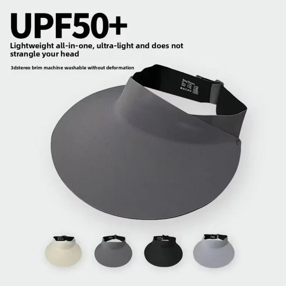Large Brim Traceless Sun Hat Breathable Beach Cap Fashion Women Sun Hat  Sunshade