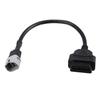 Câble 6 Broches vers OBDII Cordon Câble Adaptateur de Diagnostic Scanner OBD2 de Diagnostic pour Moto pour Suzuki 34.5cm