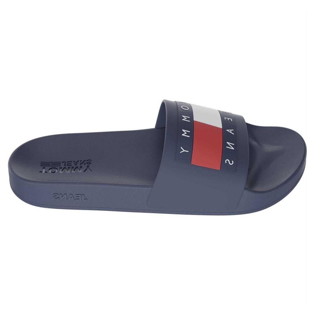 Ciabatte da Uomo Tommy Jeans con Logo Bandiera e Plantare Sagomato