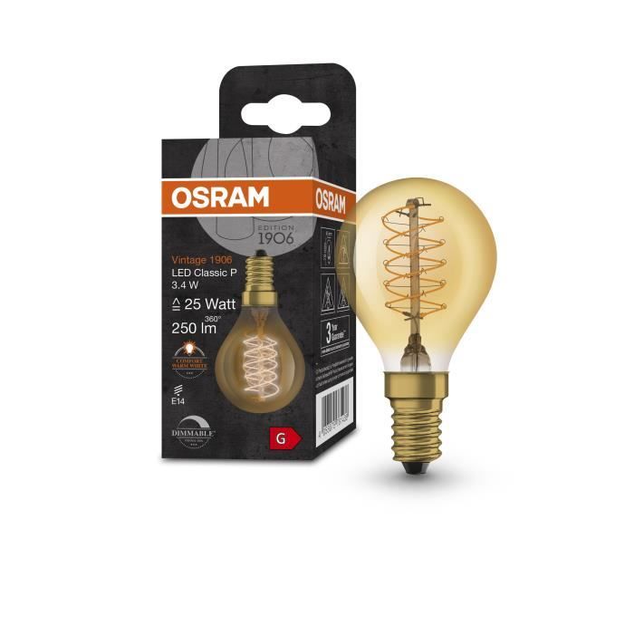 LED-Lampe - OSRAM - Vintage 1906 - E14 - 3,4W - Dimmbar
