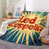 1PC Led Zeppelin Blanket Soft Warm All Season Throw for Sofa, Bed, Car, Office Vibrant Colorful Design, Durable & Cozy Gift