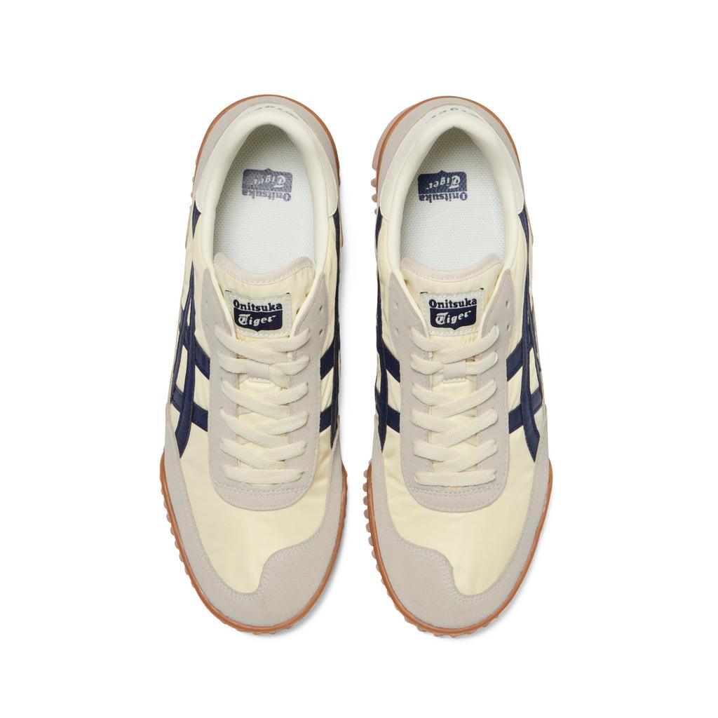Onitsuka Tiger Skateboard Shoes Unisex Low Top Ecru/Blue 1183C614-100