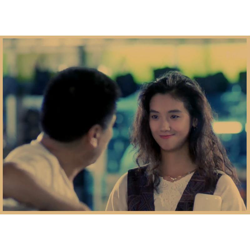 Free Shipping Vintage Movie Poster: A Moment of Romance with Andy Lau & Wu Qianlian - Retro Kraft Paper Decor
