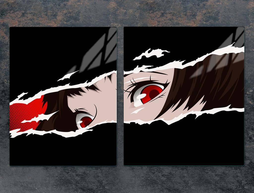 GLAS-KOCHFELDSCHUTZPLATTE 85x52 ANIME