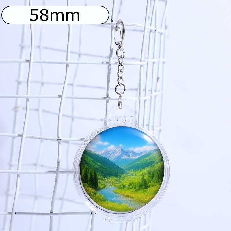 

1 шт. Хранение Аниме Мерч Сумка Подвеска Pixiv Пластиковая Коллекционная Коробка Прозрачная Портативная Значок Звезда Защитная Крышка 58mm