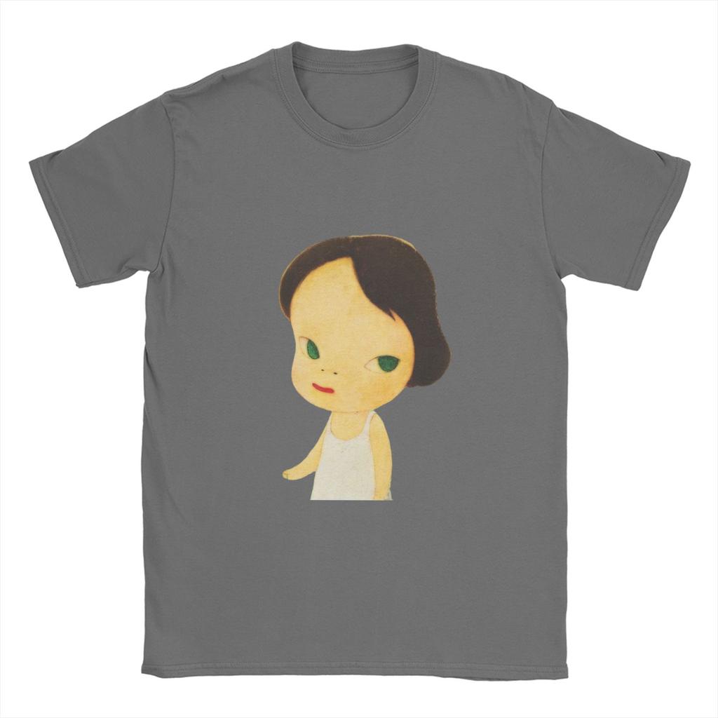 Yoshitomo Nara Men's T Shirts Vintage Tees Short Sleeve Crewneck T-Shirts 100% Cotton New Arrival Clothing