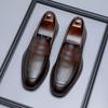 New shoes men's European and American one-pedal business dress foot cover leather shoes loafers summer breathable versatile shoes 24305-R