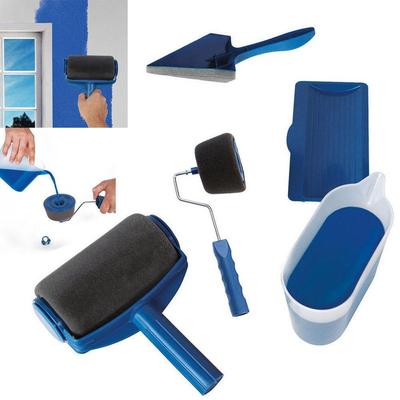 Multifunctional Wall Decorative Paint Roller Corner Brush Handle Tool DIY Household Easy To Operate Painting Brushes Kit