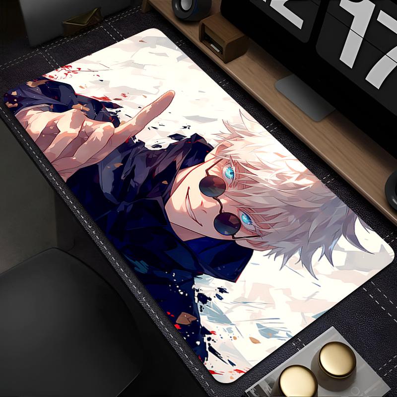 Rubber Mouse Pad JJujutsu Kaisen Anime Mousepad Cm ESports Gamer Desk Mat Cool Keyboard Pads Office Computer Mouse Mats