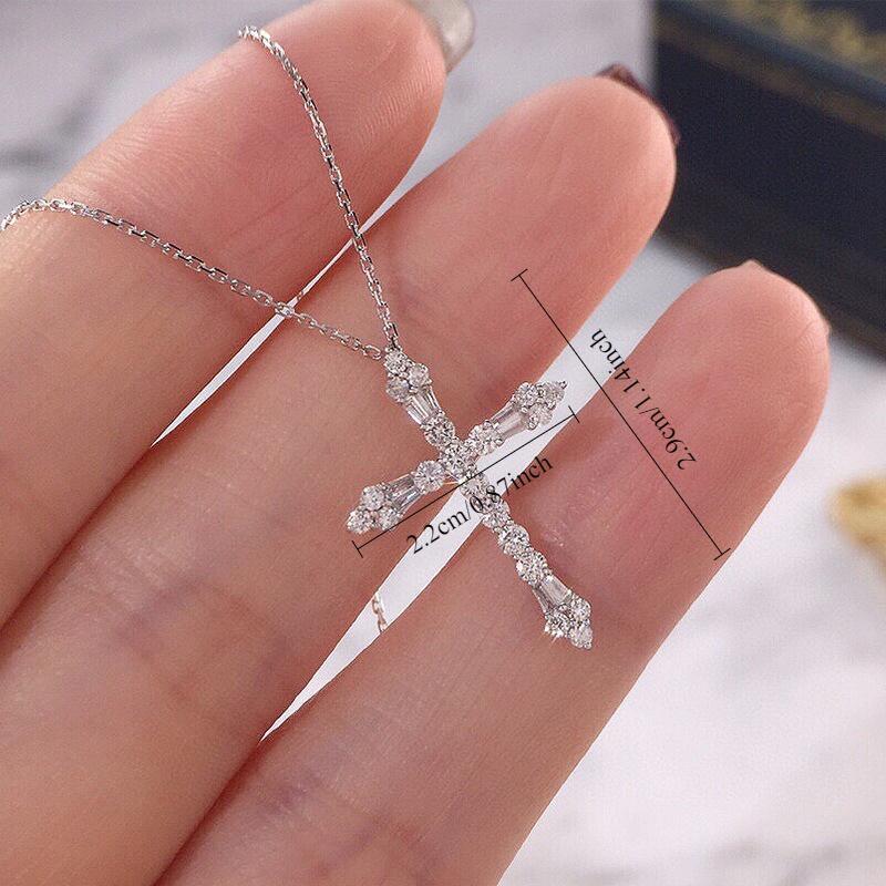 1Pc Fashionable, Inlaid with Synthetic Zircon, Fashionable Versatile Light Luxury Ladder Square Pendant
