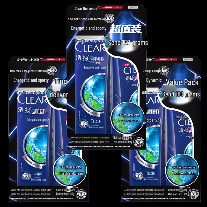 Clear Men Anti-Dandruff Shampoo Active Sport Mint