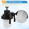 6R3-24560-00-00 Fuel Filter Assembly Fit For Yamaha 115HP 130HP 140HP 150HP 175HP 200HP 225HP Replaces Yamaha 2/4 Strokes Outboard Motor#6R3245600000