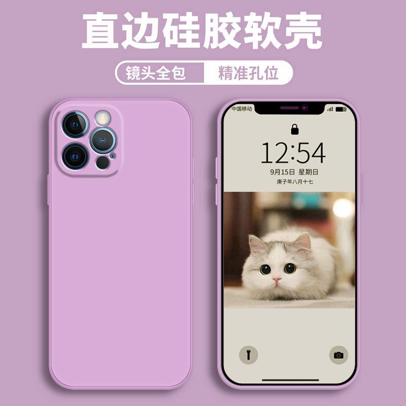 Applicable To Apple 11promax Mobile Phone Case iPhone Protective Case, Liquid Soft Silicone All-inclusive Anti-drop Male and Female Shell