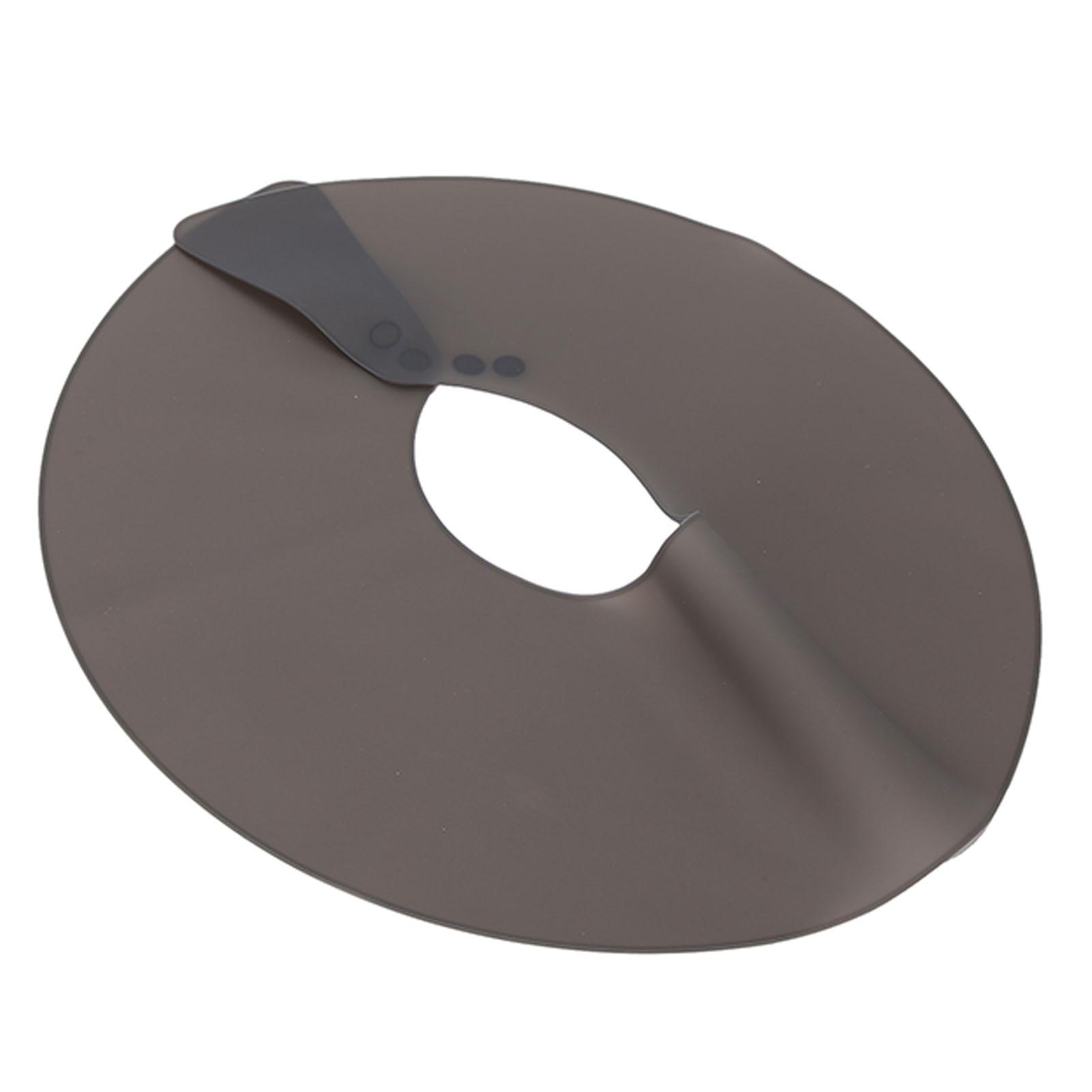 

Парикмахерская Силиконовая накидка для стрижки и покраски волос Водонепроницаемая парикмахерская шаль Круглая черная чёрный