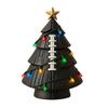 Ball Christmas Tree Ornament Fun Football Xmas Tree Decoration Basketball Tree with Golden Star Topper for Festive Holiday Decor
