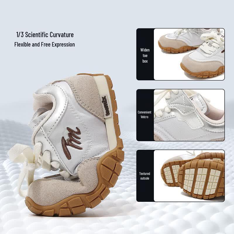 TEENMIX Kids' Argan Style Hook-and-Loop Running Shoes