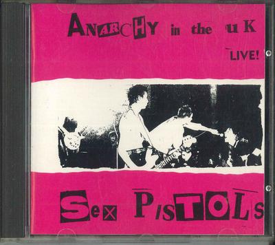 CD SEX PISTOLS - Anarchy In The Uk Live UK1 NICHT AUF LABEL Japan Rock Gebraucht