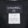 Chanel 02A P191712 CC Logo Zip Sleeveless Top with Ribbon Brooch Dress 38 blackUsed